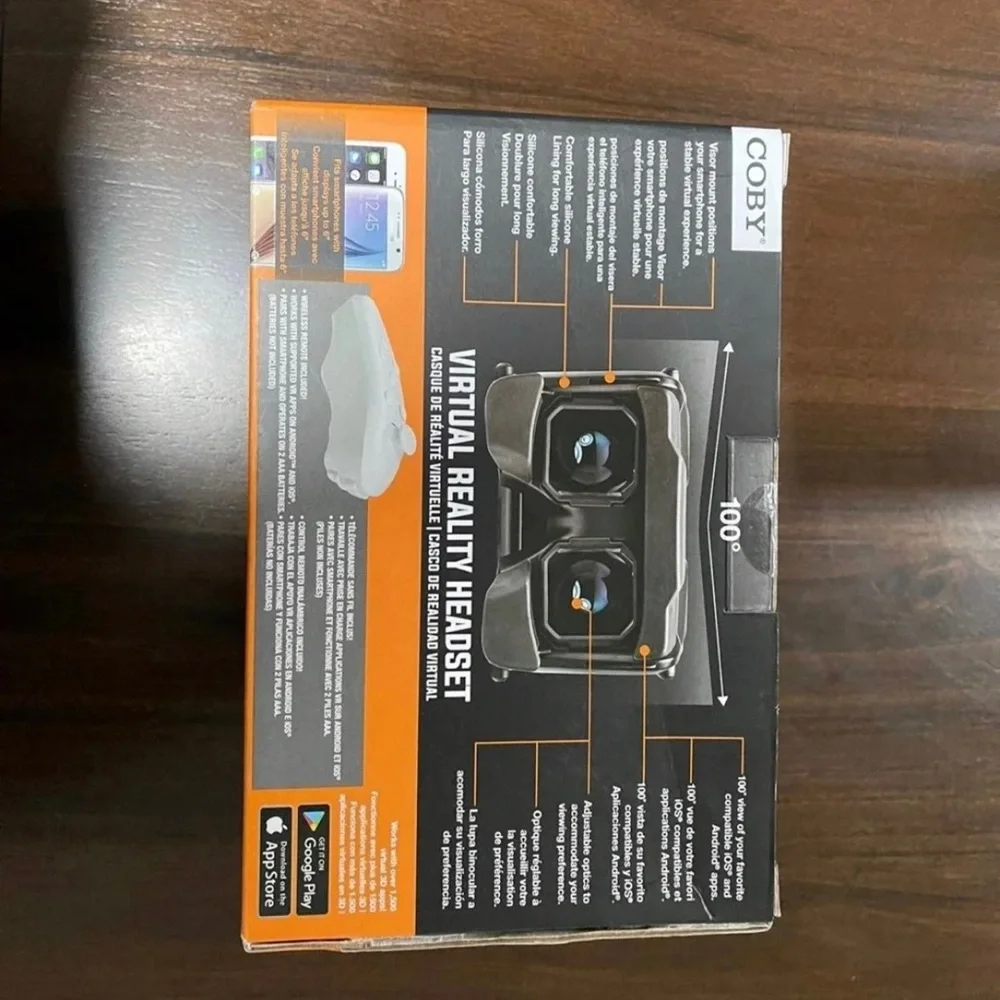 COBY VIRTUAL REALITY GOOGLES